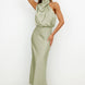Violeta | Vestido midi de cuello halter