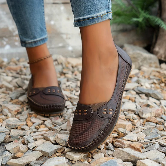 Ariadna | Mocasines cómodos con detalles trenzados