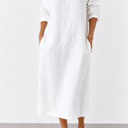 Rosalía | Vestido midi de un hombro