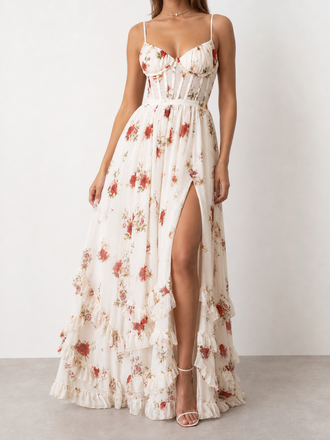 Carlota | Vestido floral romántico
