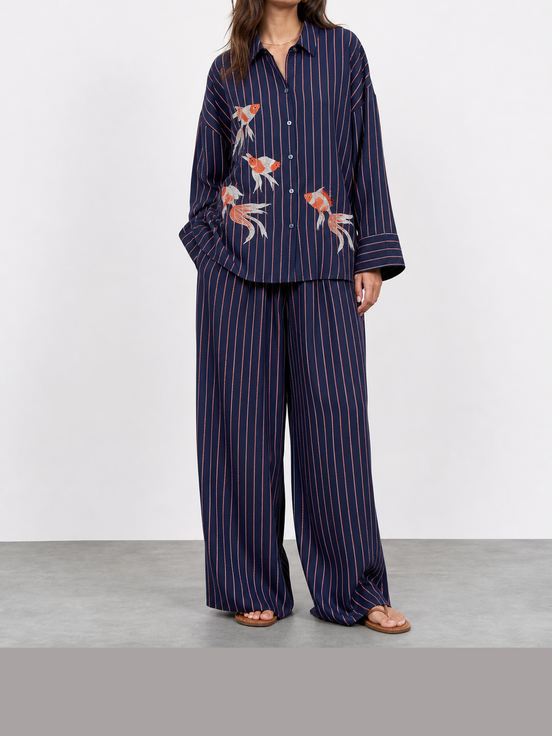 Flavia | Conjunto estampado de dos piezas
