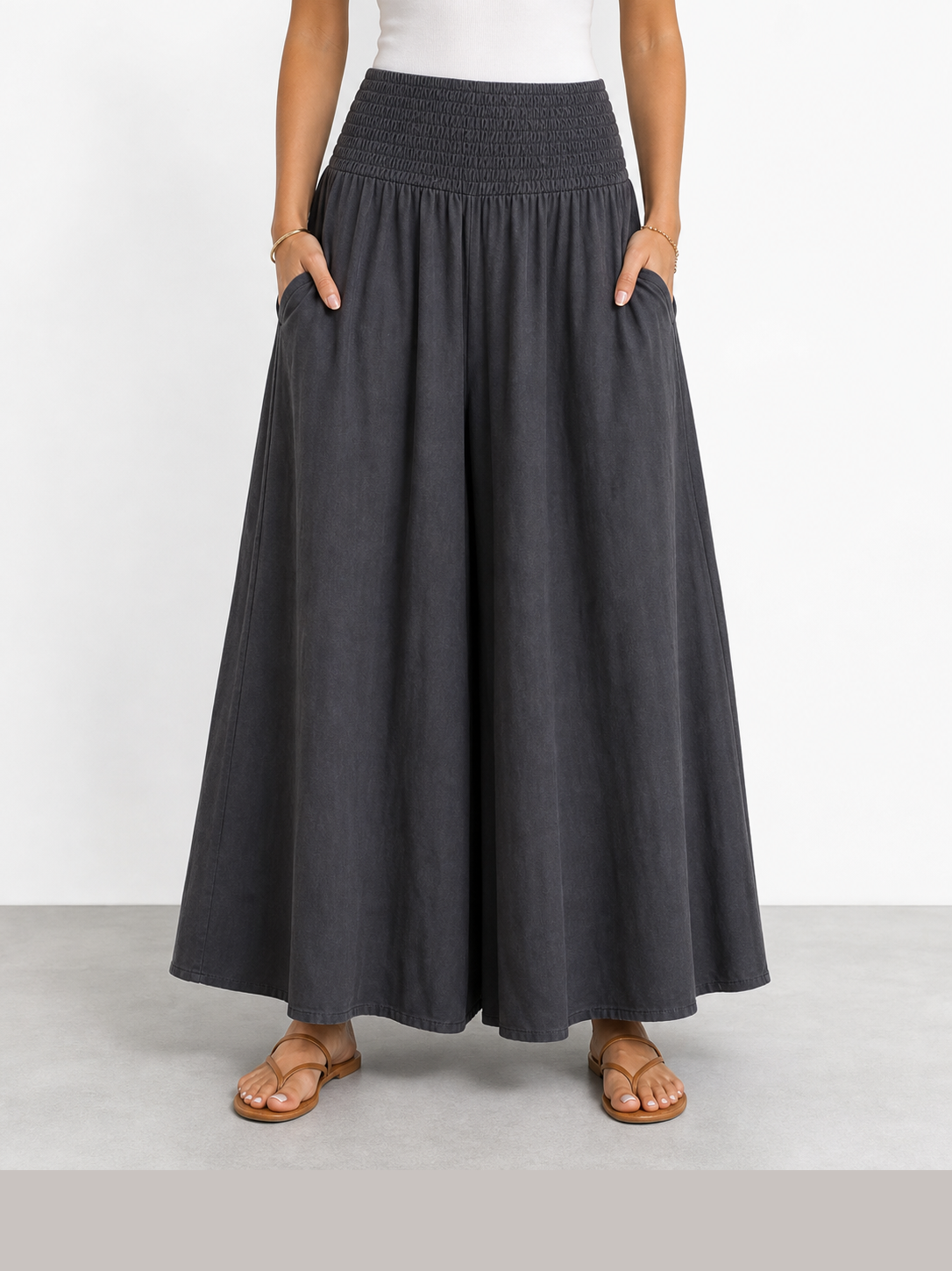 Mara | Falda pantalón de cintura elástica