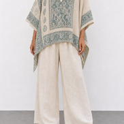 Elodia | Conjunto de lino de estilo mediterráneo