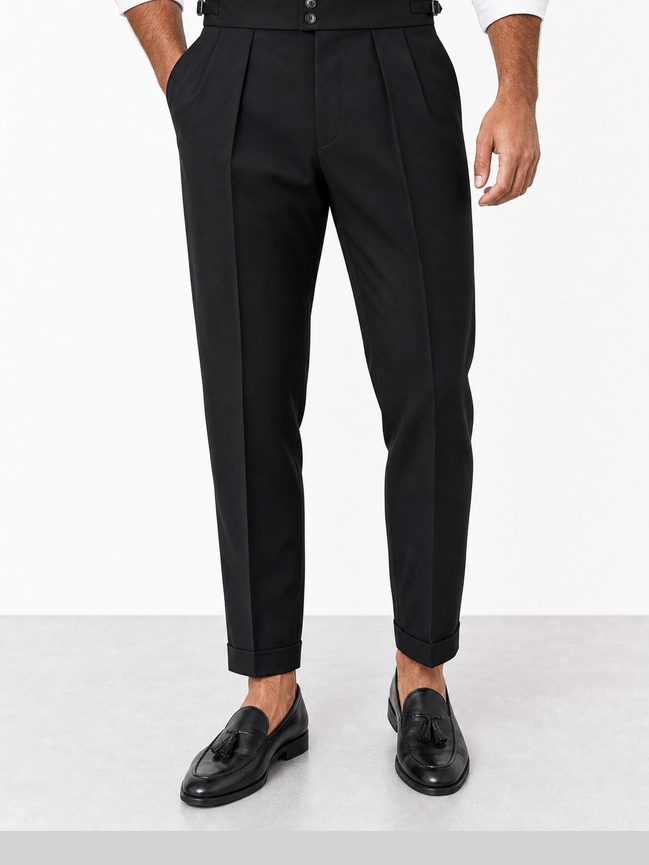 Eduardo | Pantalones elegantes de tiro alto