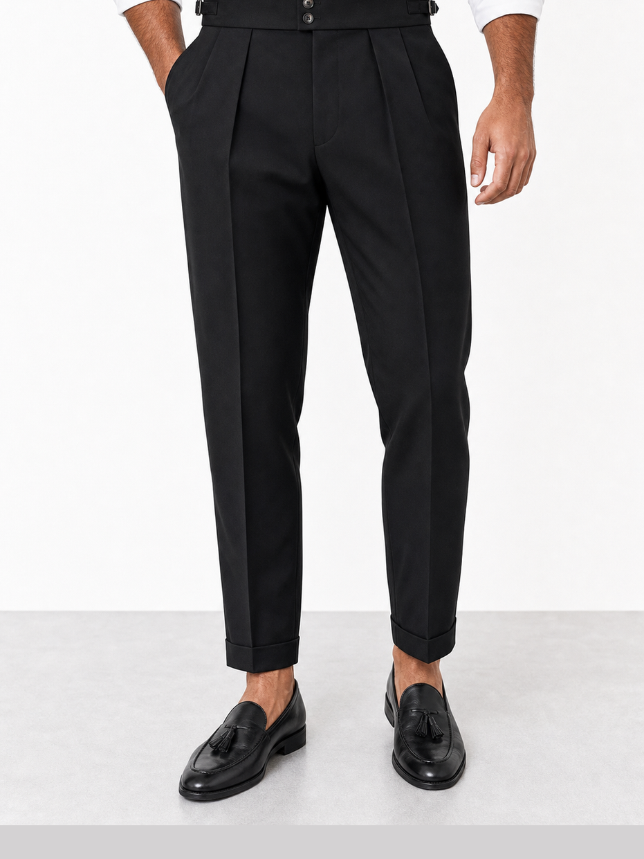 Eduardo | Pantalones elegantes de tiro alto