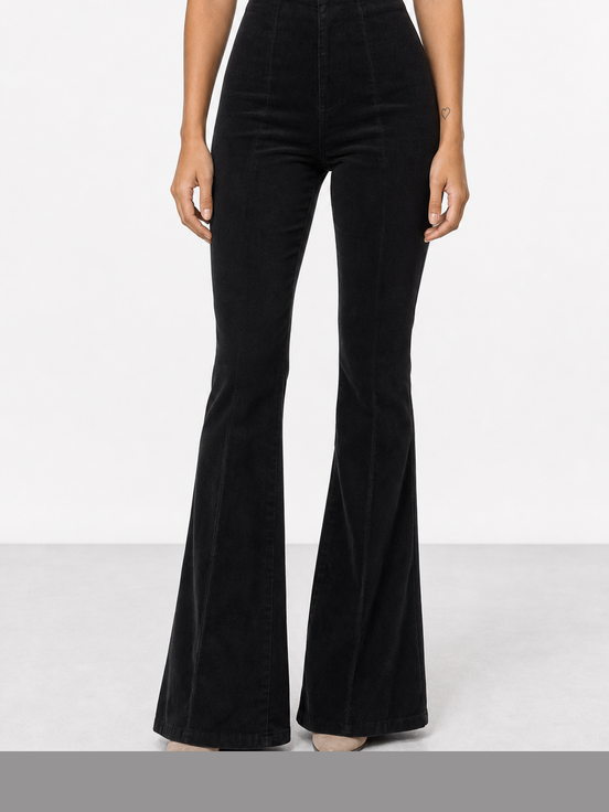 Fernanda | Pantalones acampanados de tiro alto