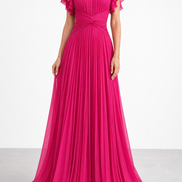 Águeda | Vestido de fiesta plisado