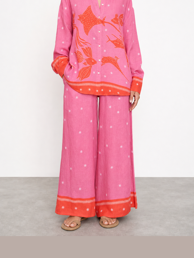 Jacinta | Conjunto estampado de dos piezas
