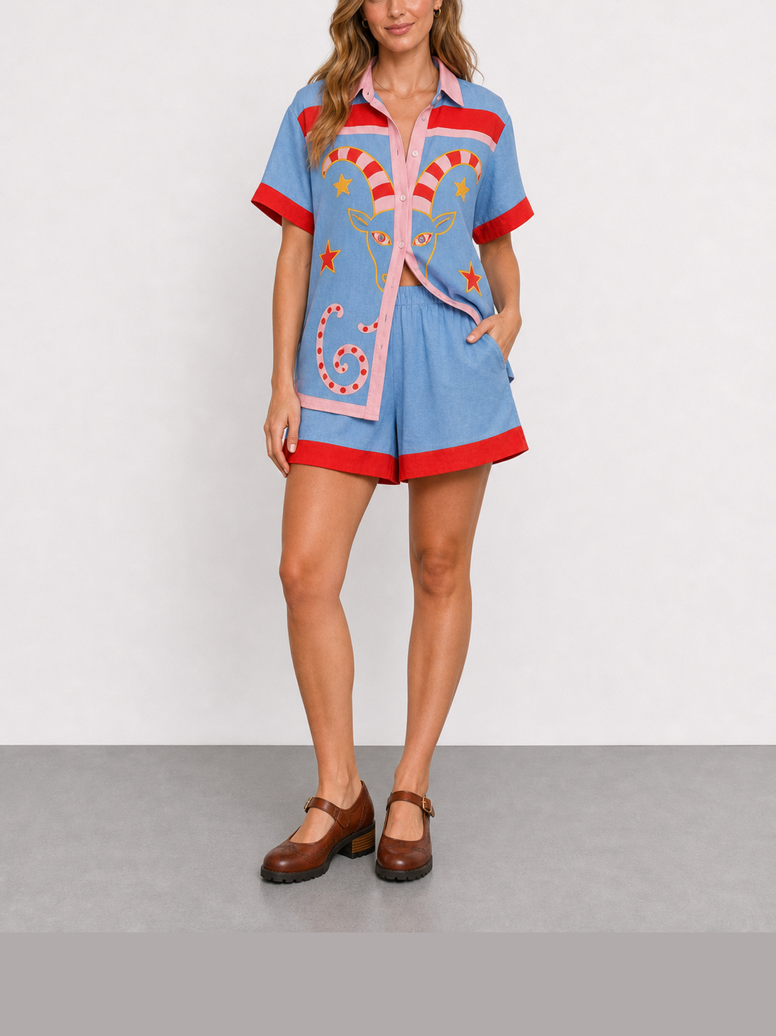 Julieta | Conjunto estampado de dos piezas