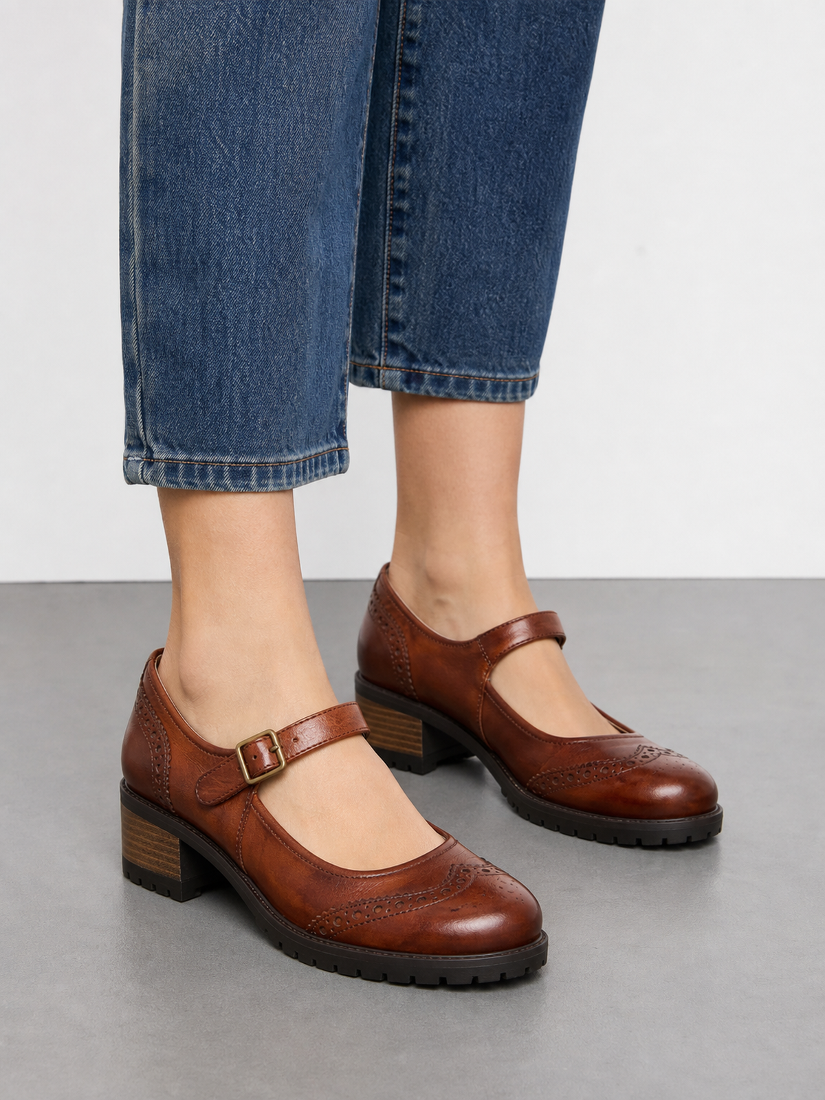 Daniela | Zapatos de salón vintage con correa