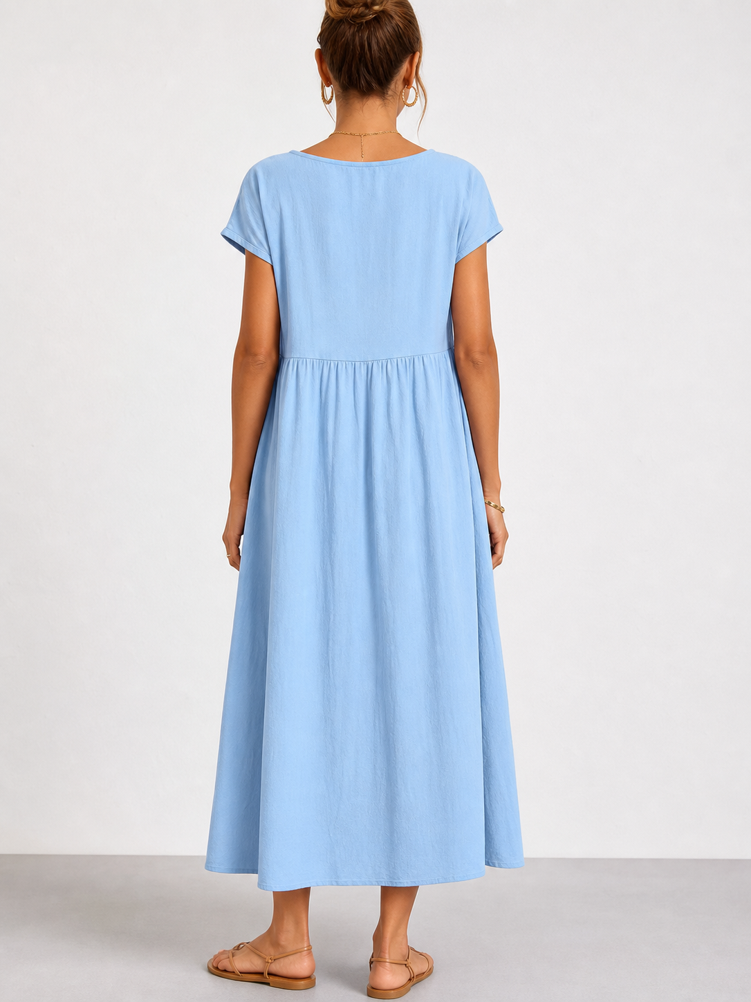 Celia | Vestido largo de seda pura