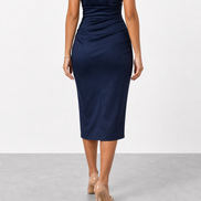 Maite | Elegante vestido con escote en V y abertura