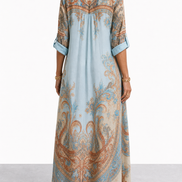 Serena | Vestido camisero mediterráneo