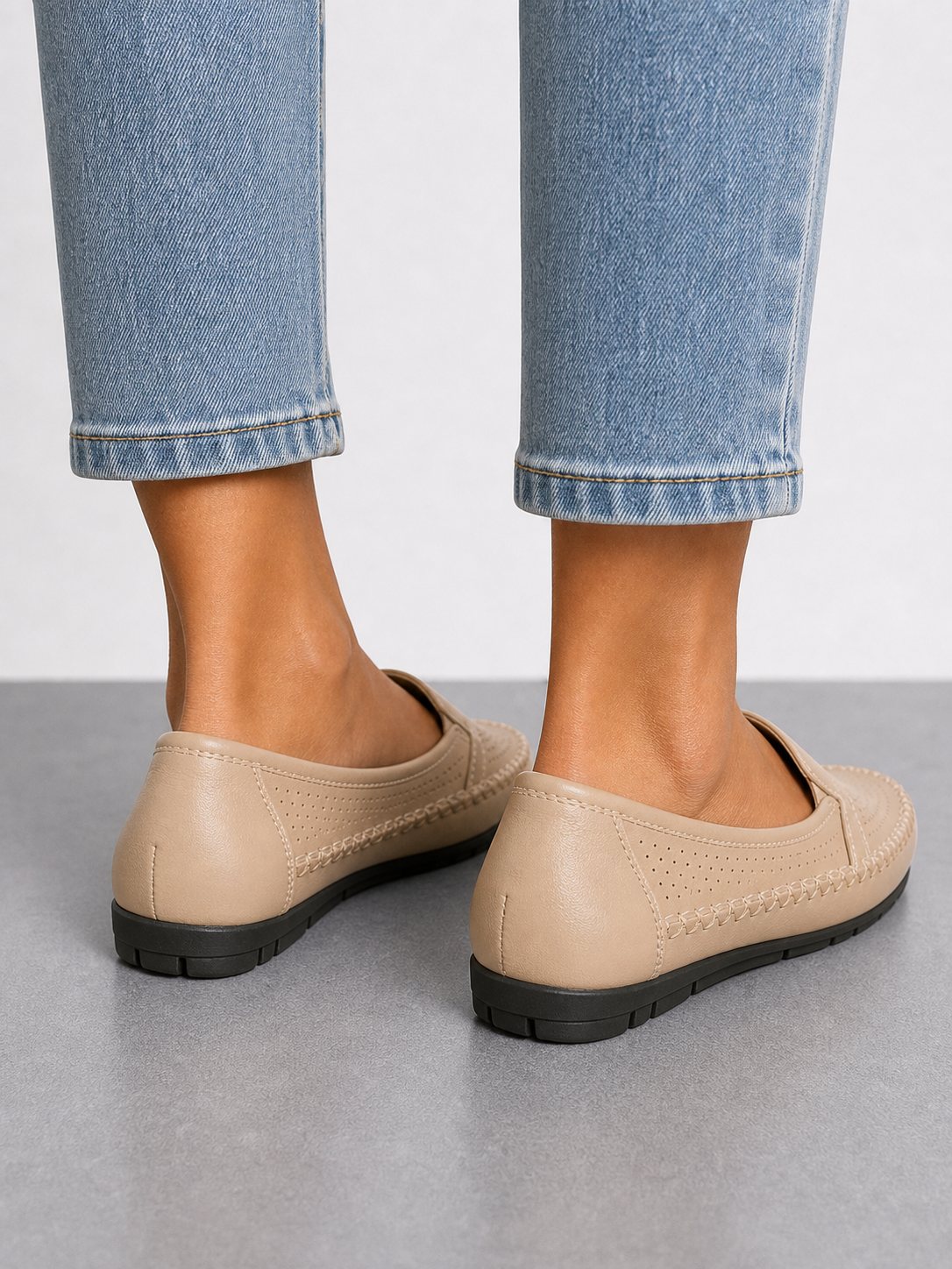 Ariadna | Mocasines cómodos con detalles trenzados