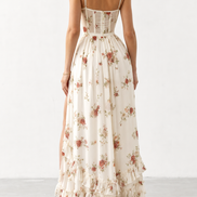 Carlota | Vestido floral romántico
