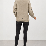 Clara | Jersey de punto con pequeños lunares