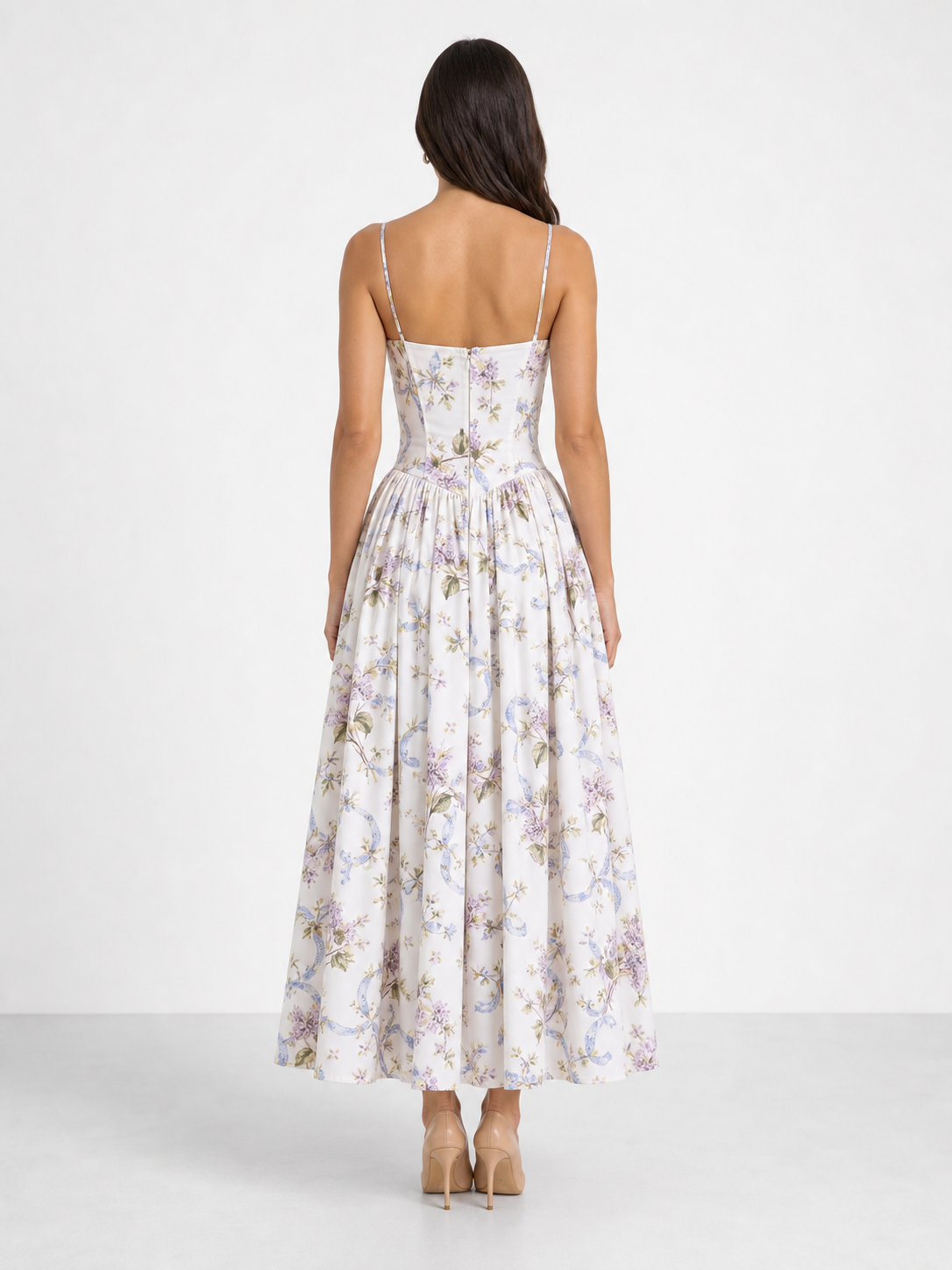 Adelisa | Vestido largo floral