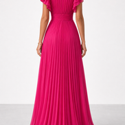 Águeda | Vestido de fiesta plisado