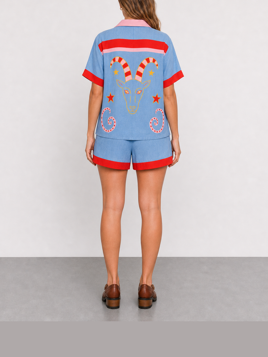 Julieta | Conjunto estampado de dos piezas