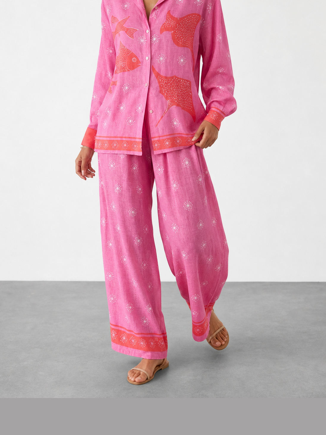 Jacinta | Conjunto estampado de dos piezas