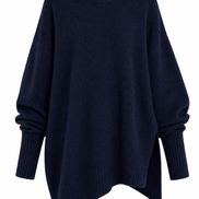 Lidia | Jersey elegante con bajo asimétrico
