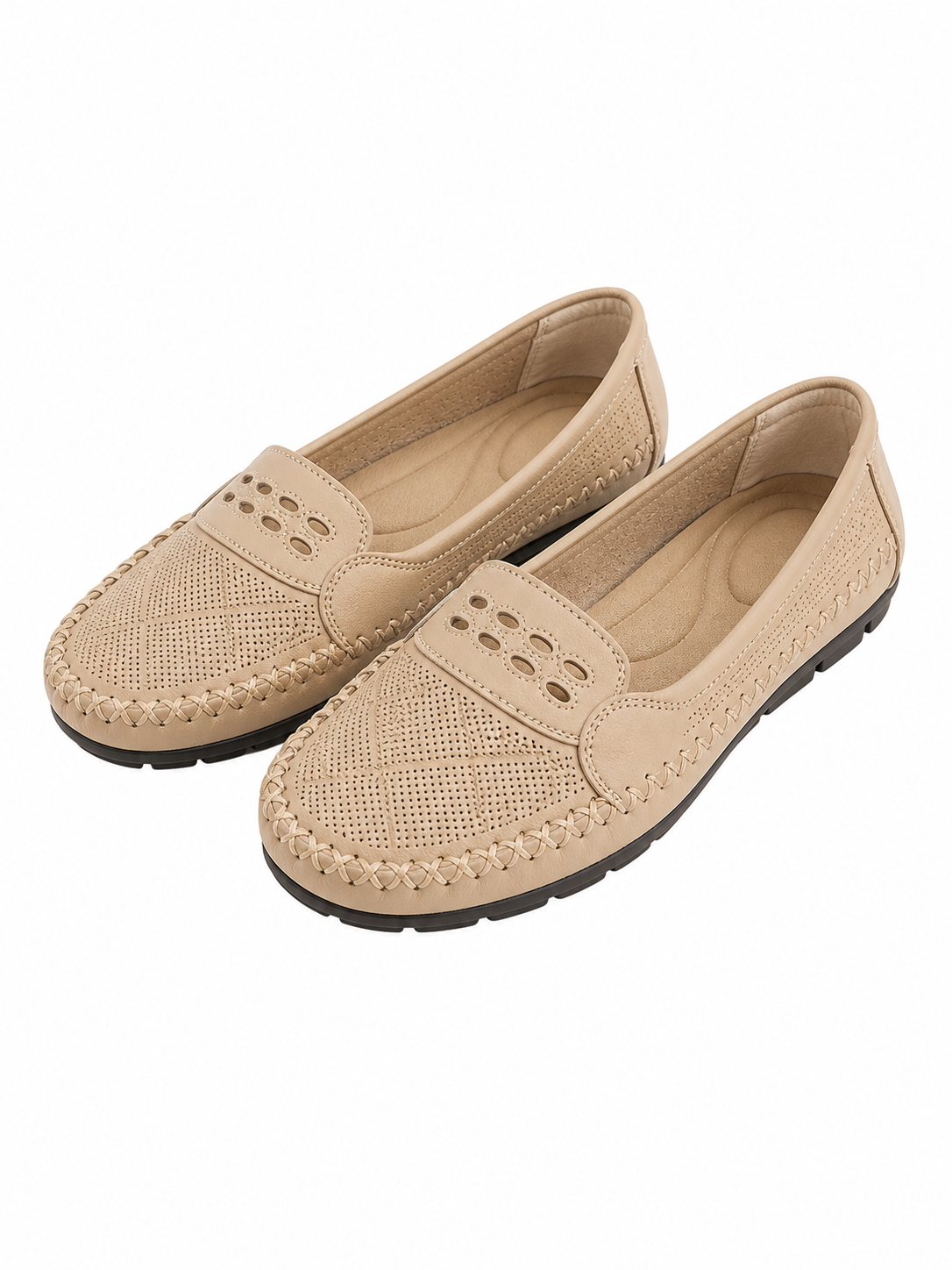 Ariadna | Mocasines cómodos con detalles trenzados