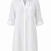 Celia | Vestido camisero de manga larga con cuello y botones