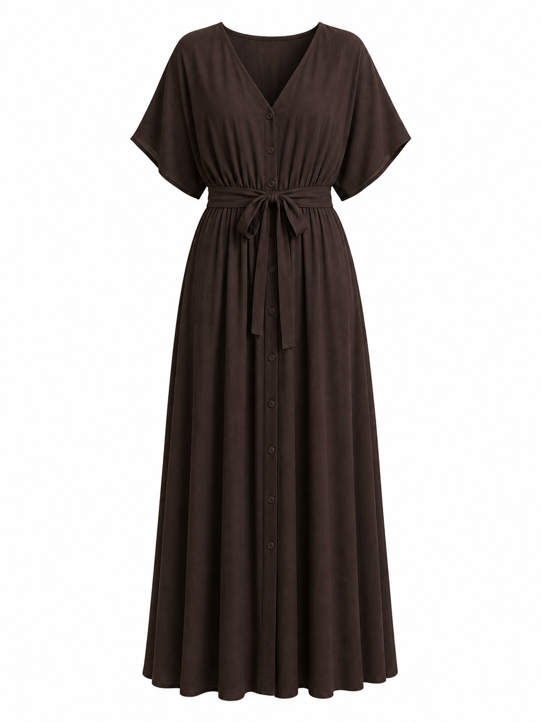 Laura | Vestido largo drapeado