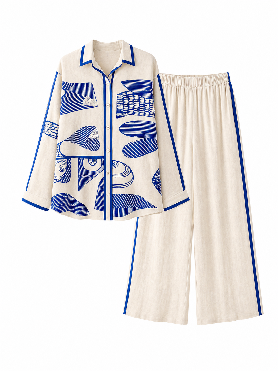 Clementina | Conjunto estampado de dos piezas