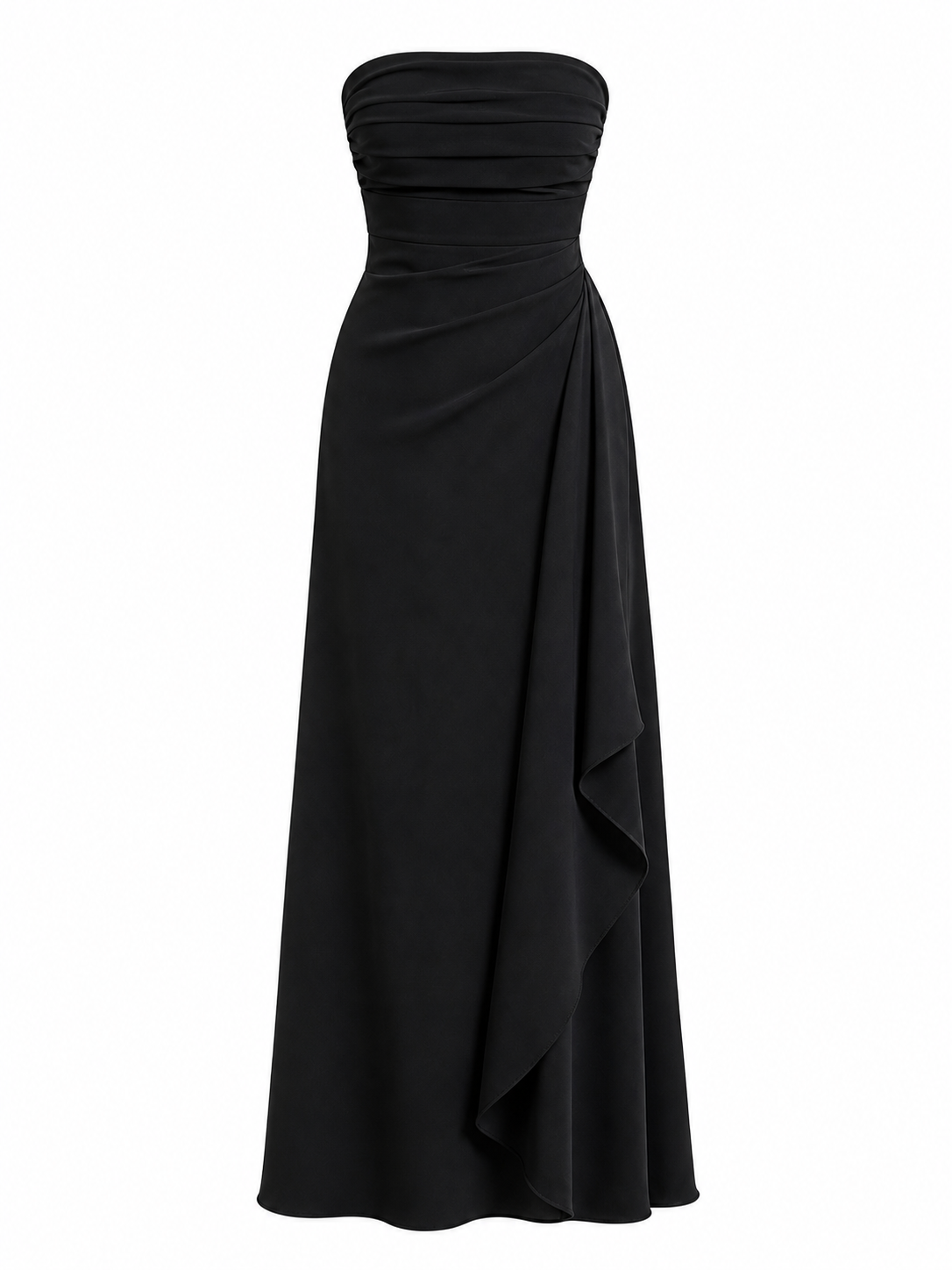 Mónica | Vestido largo de lujo sin tirantes