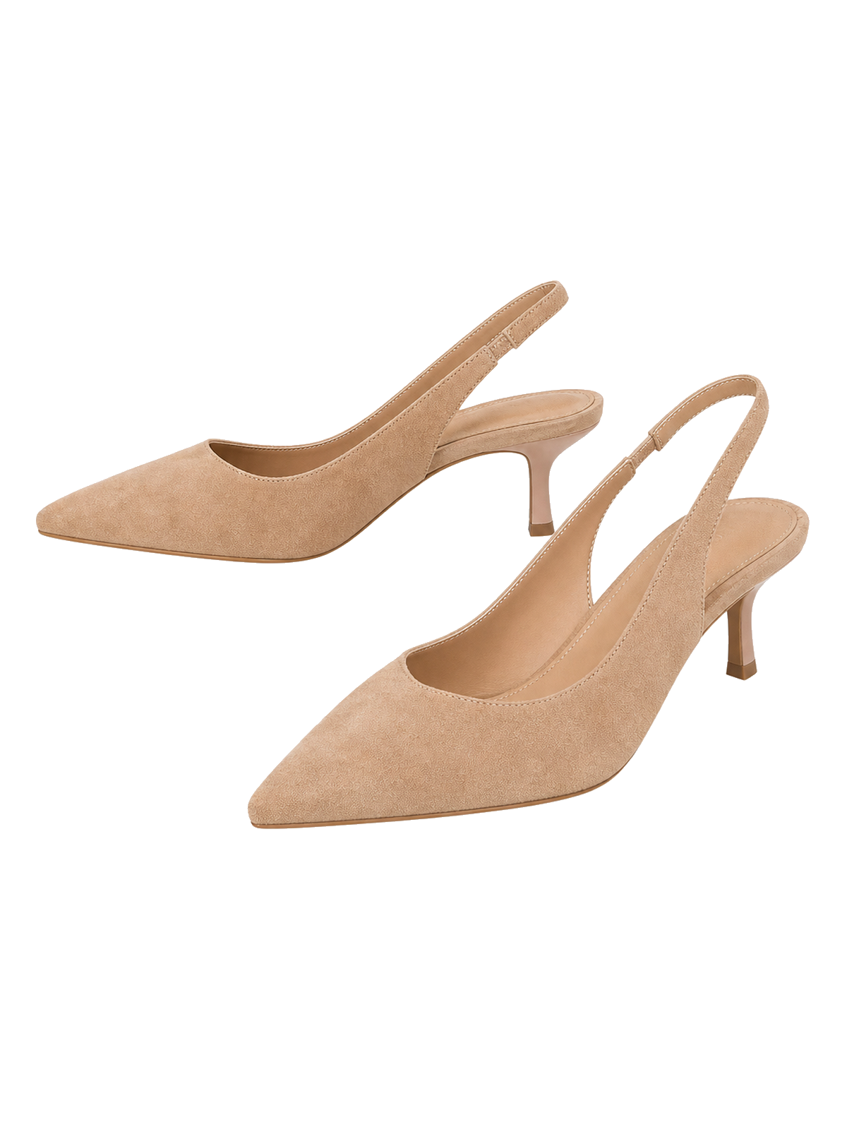 María | Zapatos de tacón bajo en tono nude