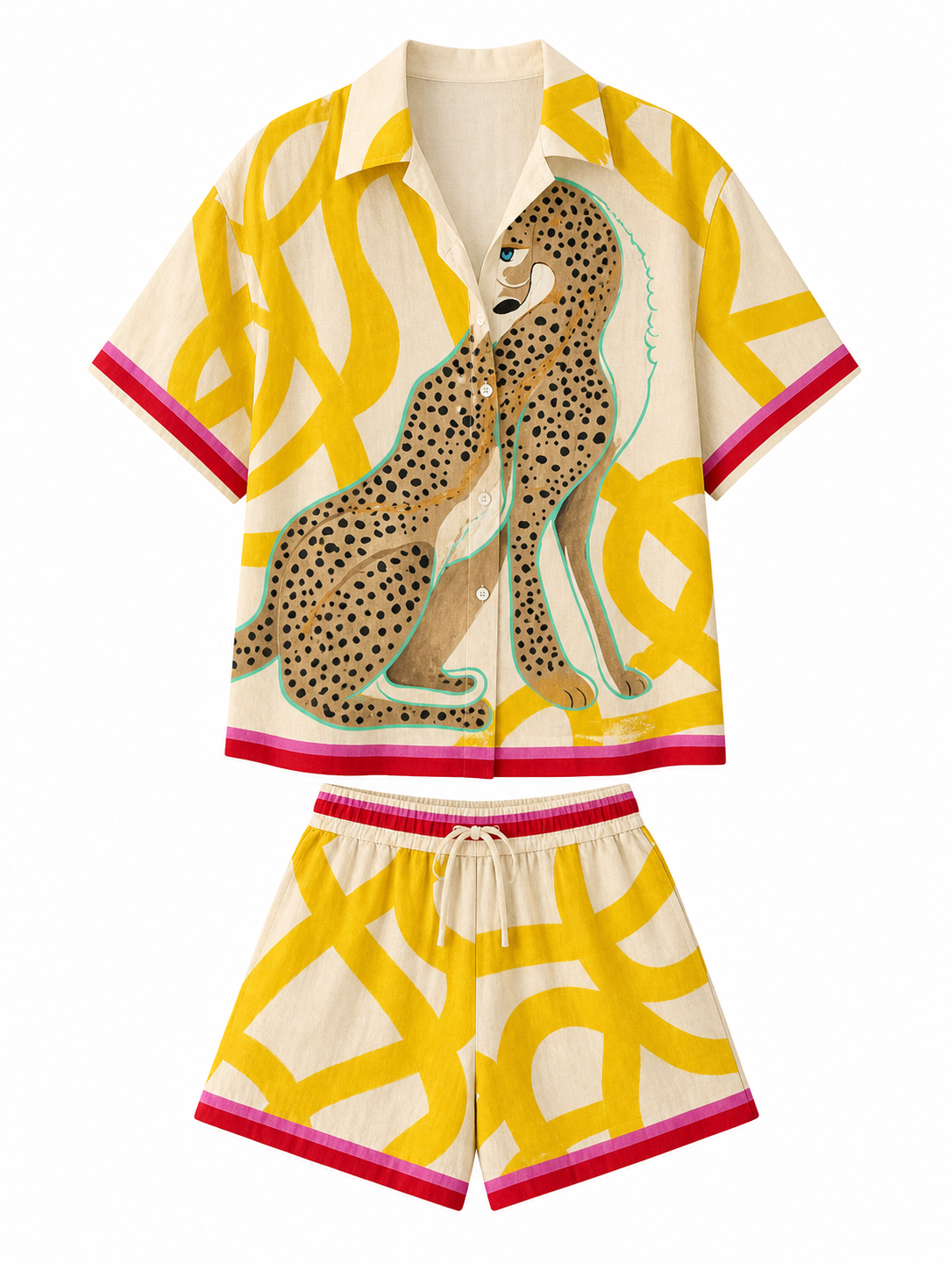 Benedicta | Conjunto estampado de dos piezas