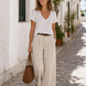 Tamara | Camiseta de algodón orgánico suave