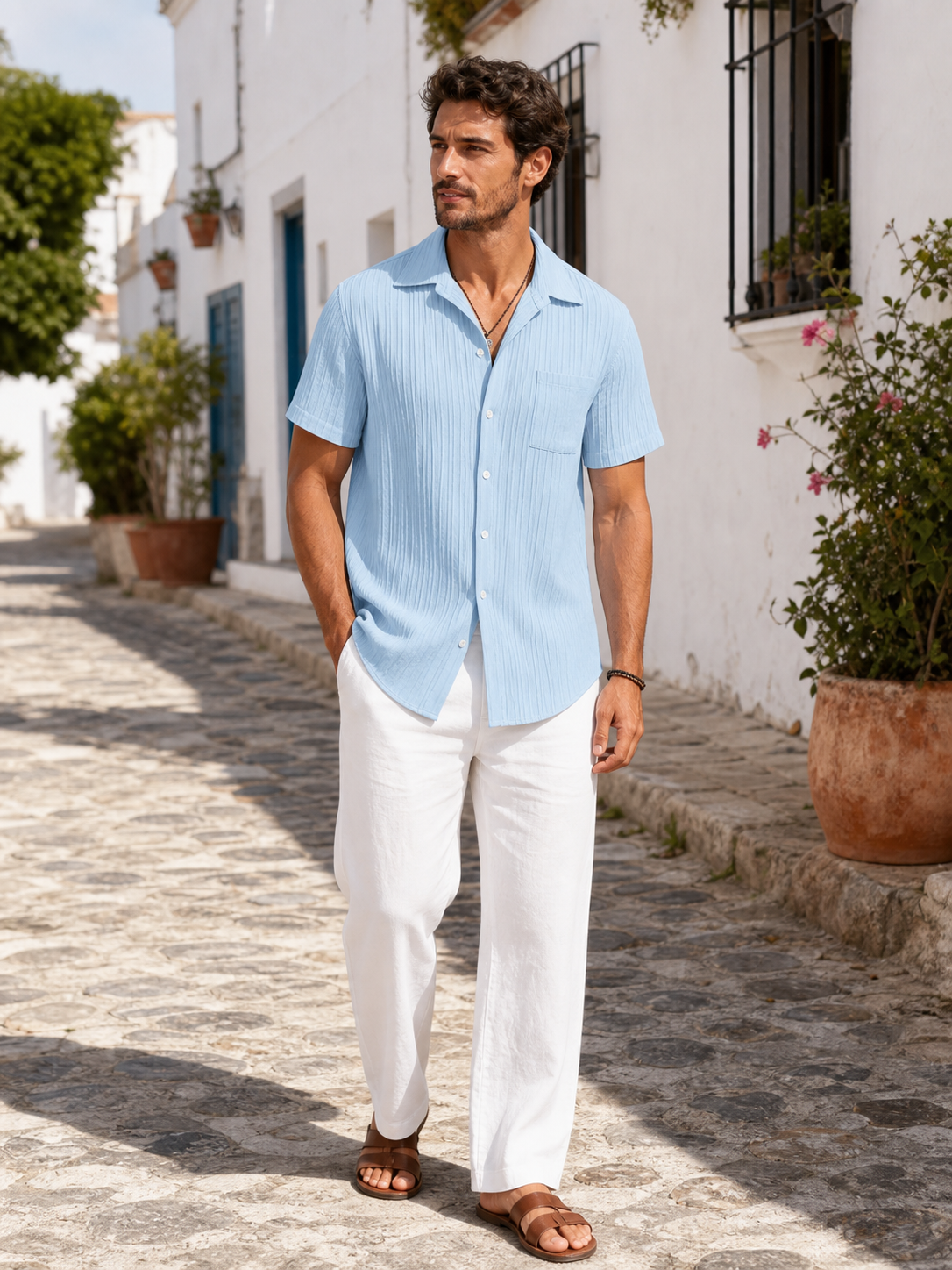 Sebastián | Camisa elegante de verano