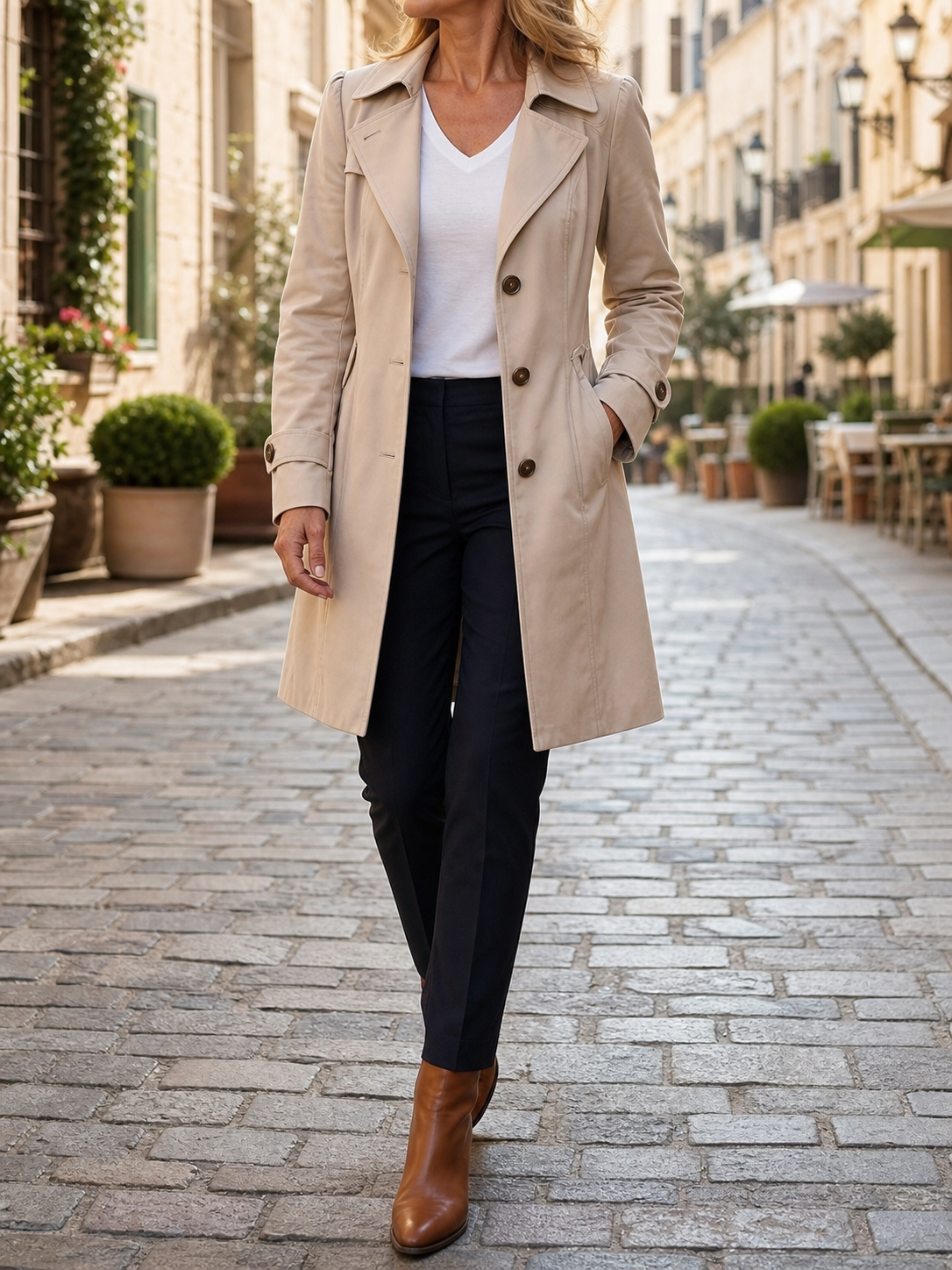 Camila | Abrigo vintage elegante