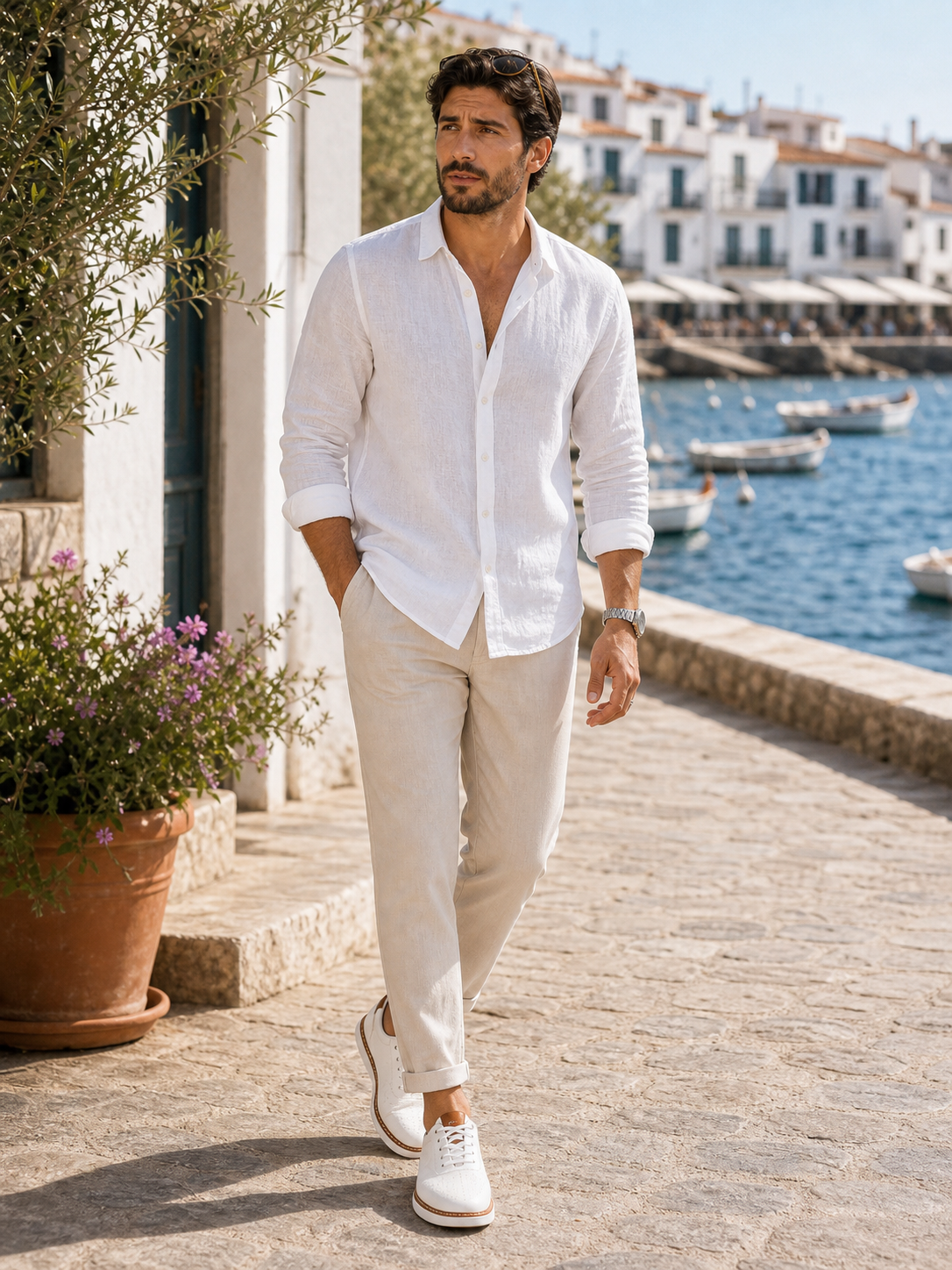Fabrizio | Zapatillas de hombre de punto knit transpirable