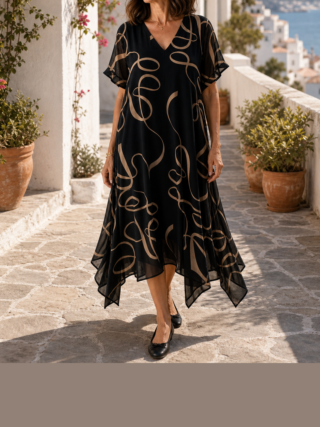 Eleonora | Vestido largo estampado