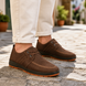 Benito | Zapatos de ante con costuras para hombre