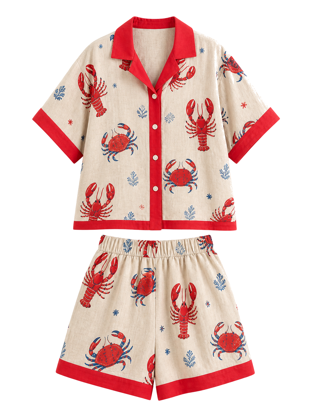 Romina | Conjunto estampado de dos piezas