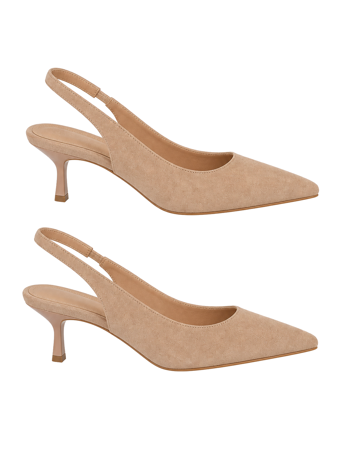 María | Zapatos de tacón bajo en tono nude
