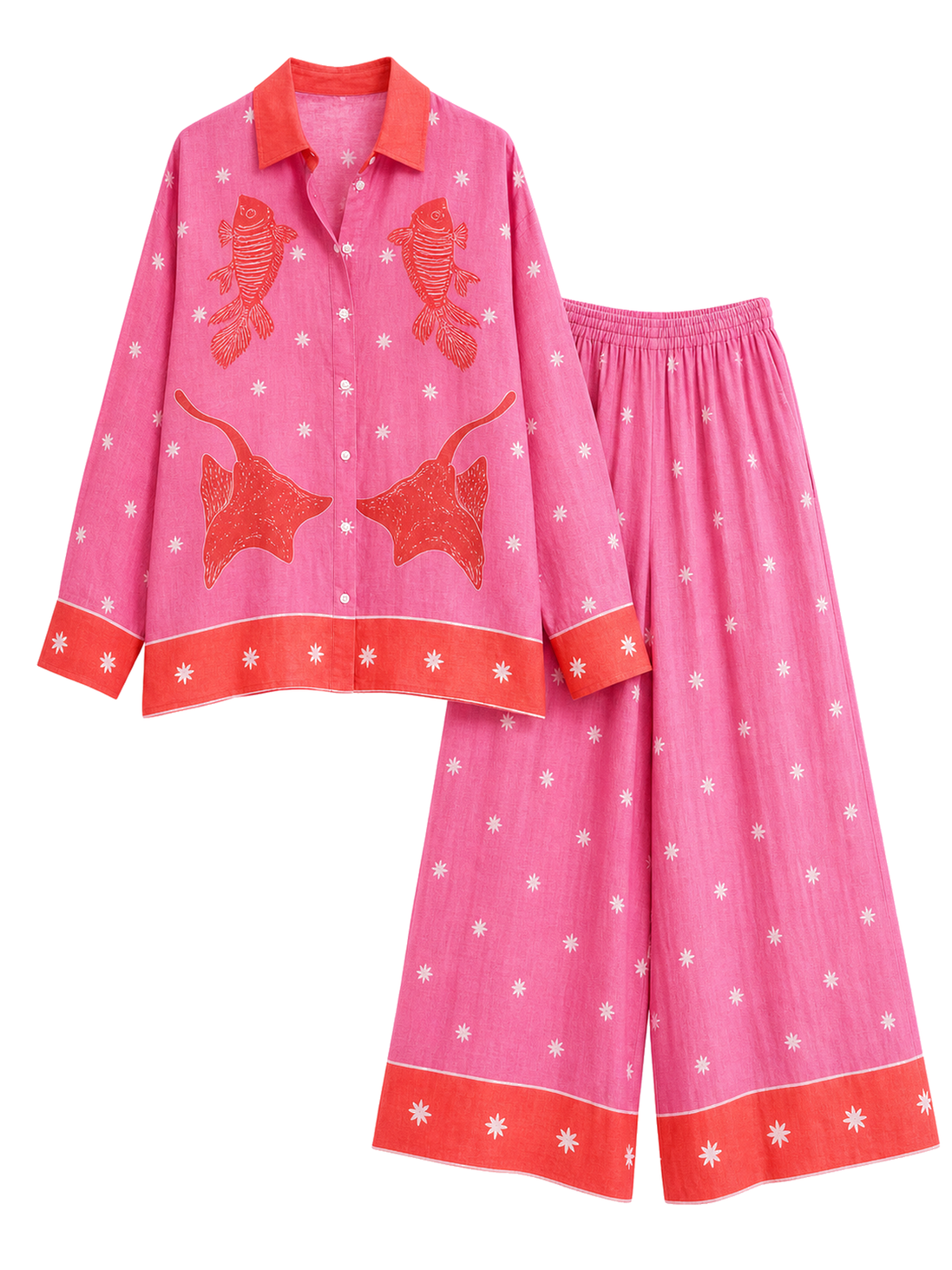 Jacinta | Conjunto estampado de dos piezas