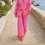 Jacinta | Conjunto estampado de dos piezas