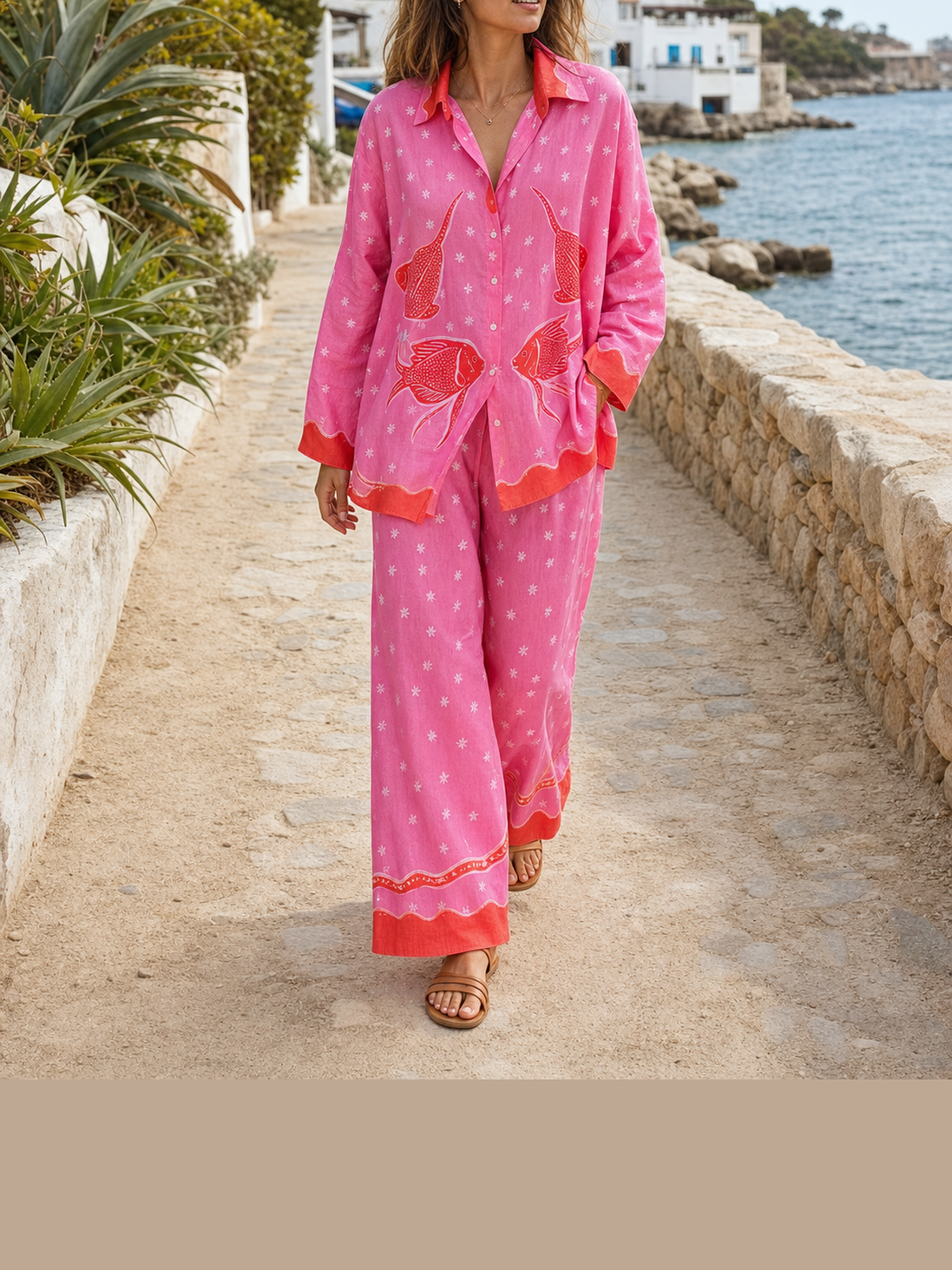 Jacinta | Conjunto estampado de dos piezas