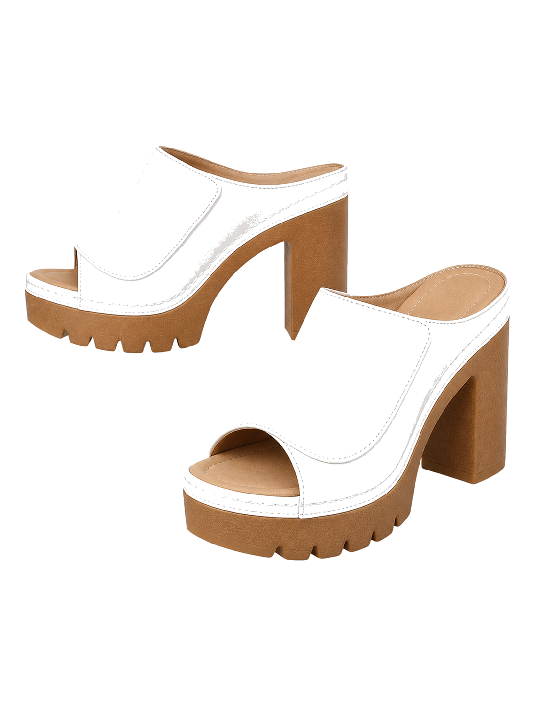 Silvia | Sandalias de tacón con plataforma