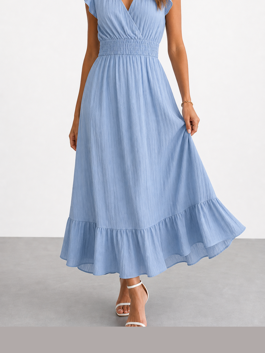 Clara | Vestido midi fluido elegante