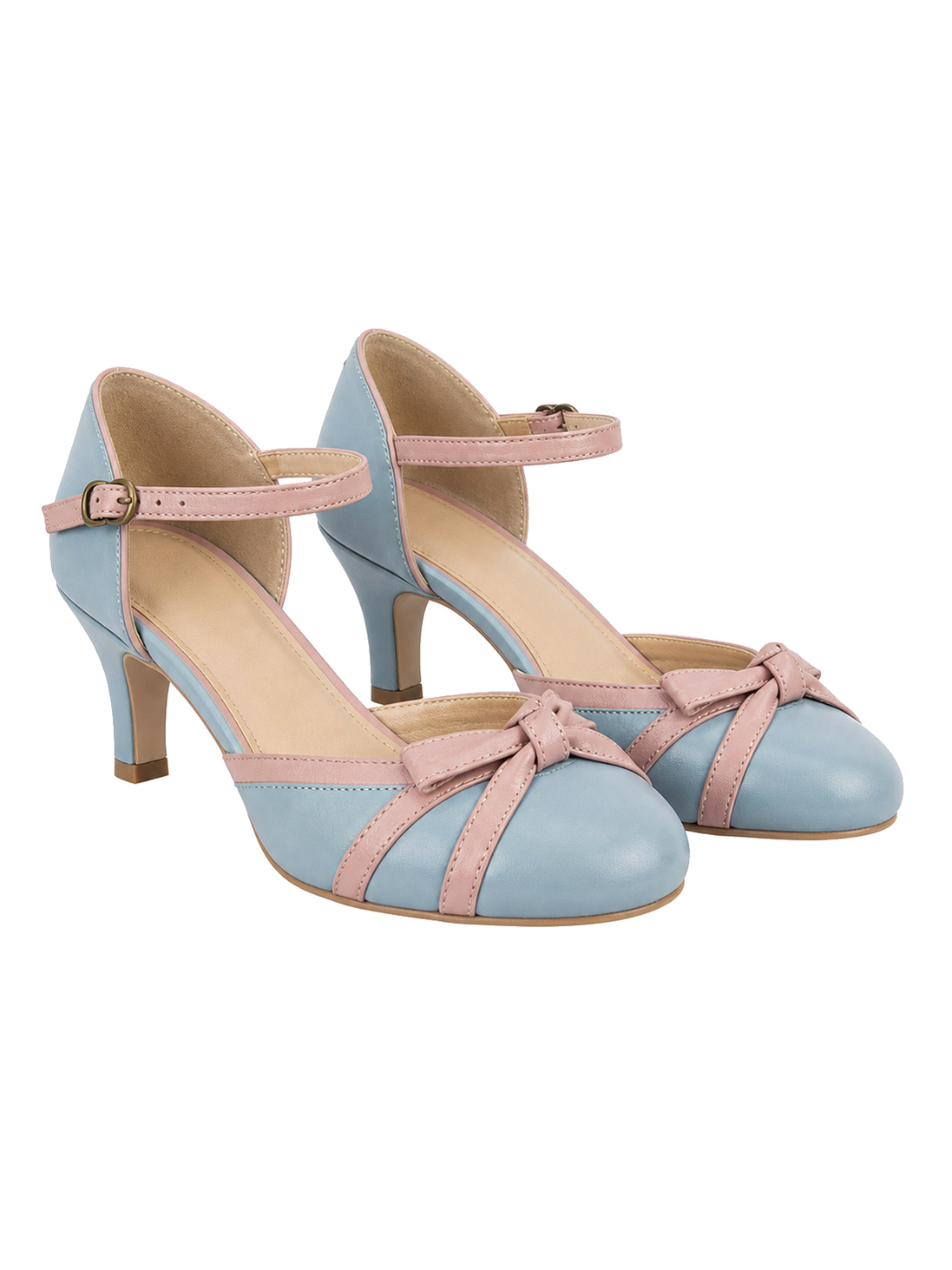 Sara | Sandalias de tacón cómodas de estilo vintage
