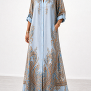 Serena | Vestido camisero mediterráneo