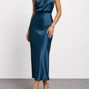 Violeta | Vestido midi de cuello halter