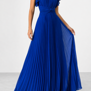Águeda | Vestido de fiesta plisado