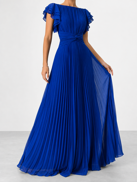 Águeda | Vestido de fiesta plisado